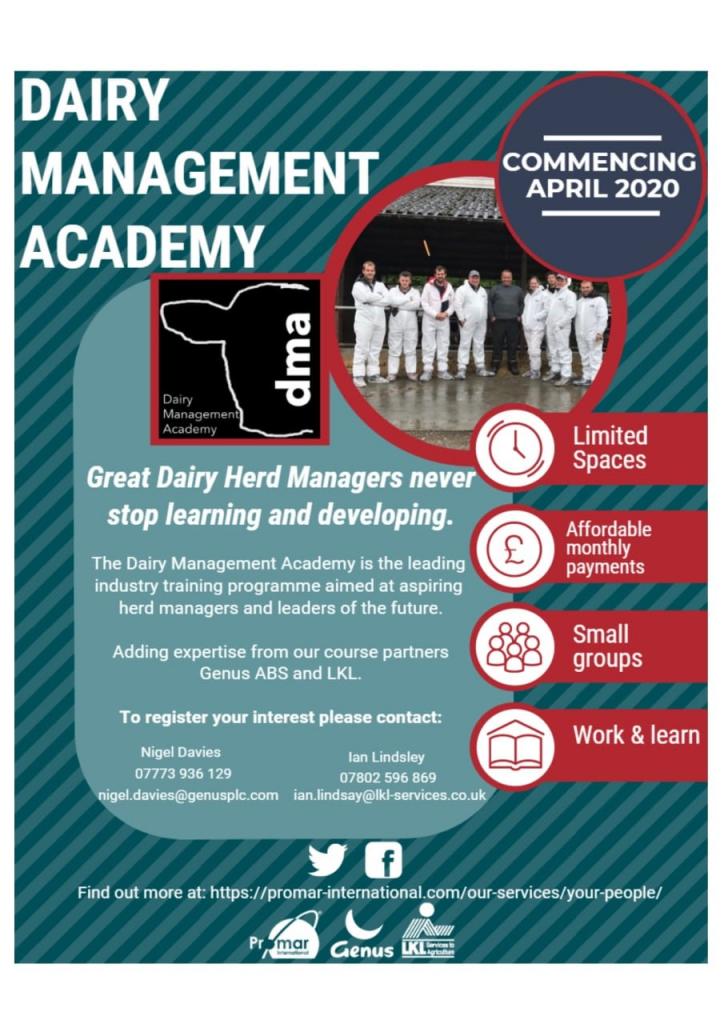 dairy management academy